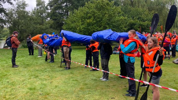 Starten går ved Lyngby Mølle